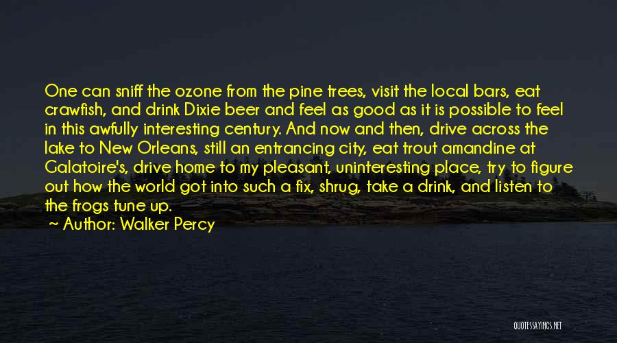 Eat Local Quotes By Walker Percy