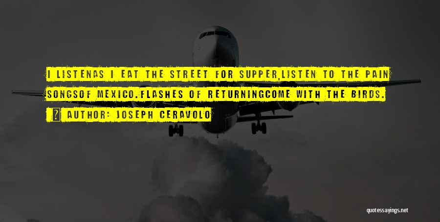 Eat Street Quotes By Joseph Ceravolo