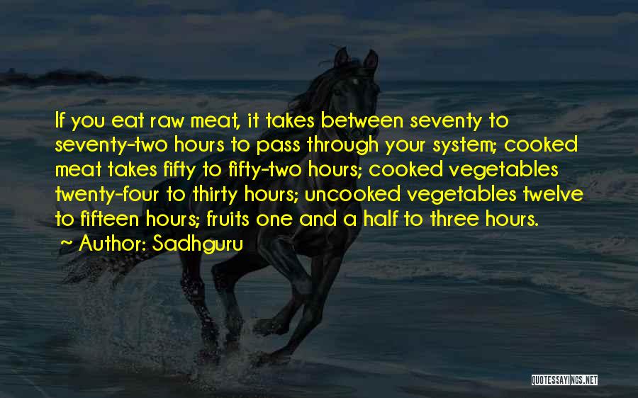 Eat Vegetables Quotes By Sadhguru