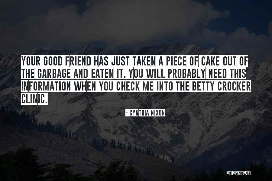 Eaten Out Quotes By Cynthia Nixon Eaten Out Quotes By Cynthia Nixon