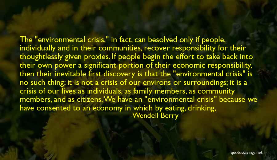 Eating As A Family Quotes By Wendell Berry Eating As A Family Quotes By Wendell Berry