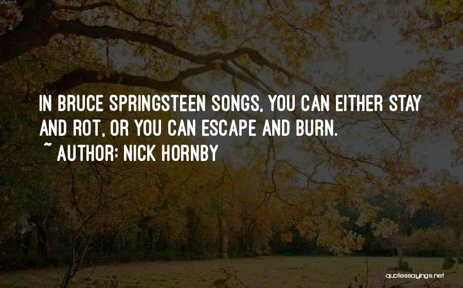 Eating Disorders By Celebrities Quotes By Nick Hornby