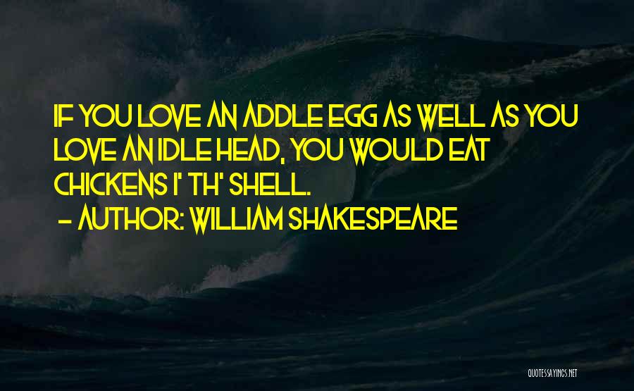 Eating Eggs Quotes By William Shakespeare