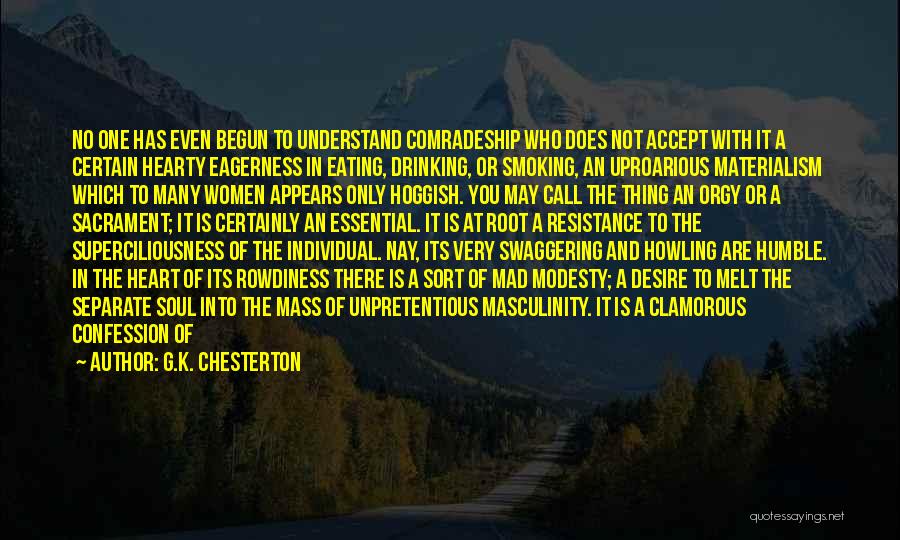 Eating Flesh Quotes By G.K. Chesterton