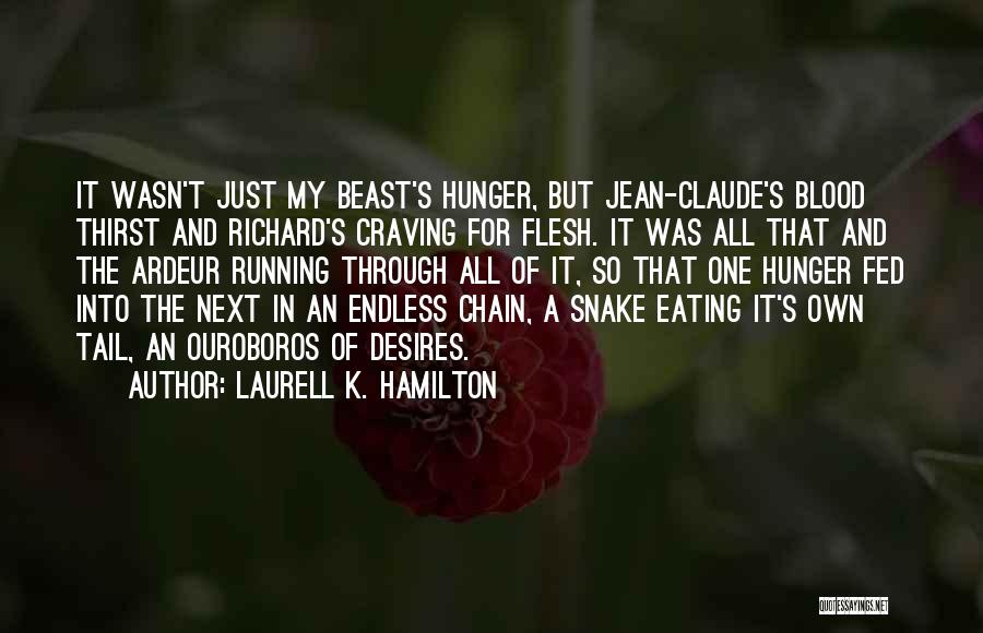 Eating Flesh Quotes By Laurell K. Hamilton