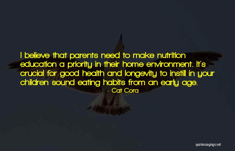 Eating Habits Quotes By Cat Cora Eating Habits Quotes By Cat Cora