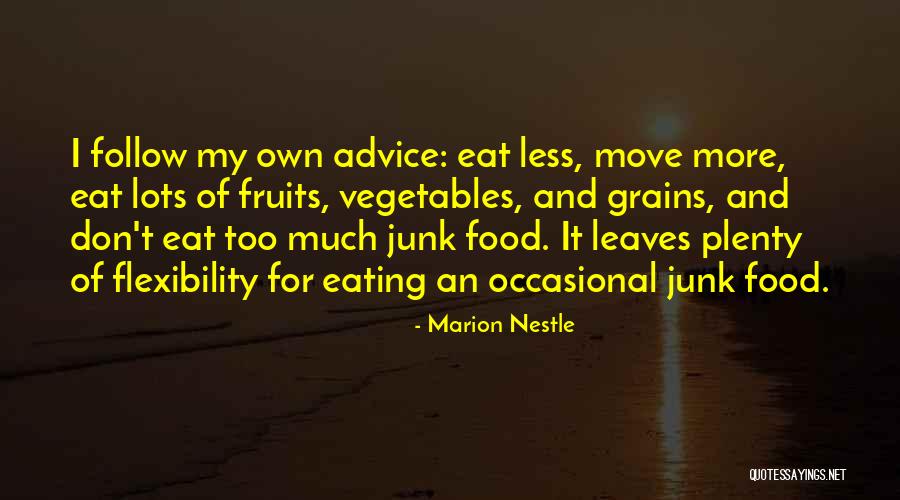 Eating Less Quotes By Marion Nestle Eating Less Quotes By Marion Nestle