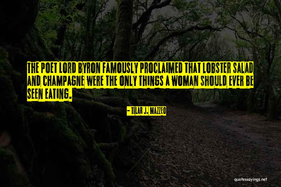 Eating Lobster Quotes By Tilar J. Mazzeo Eating Lobster Quotes By Tilar J. Mazzeo