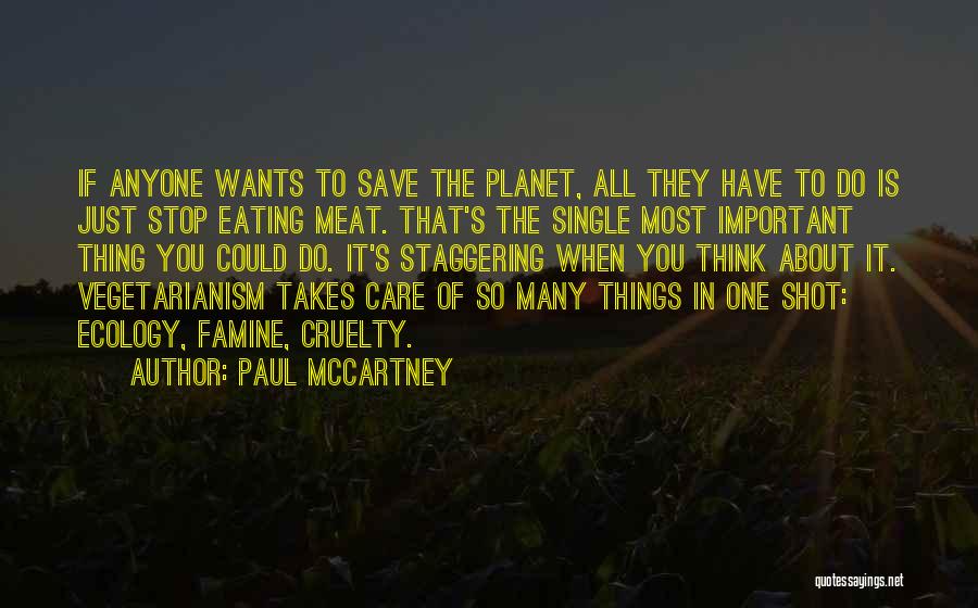 Eating Meat Quotes By Paul McCartney
