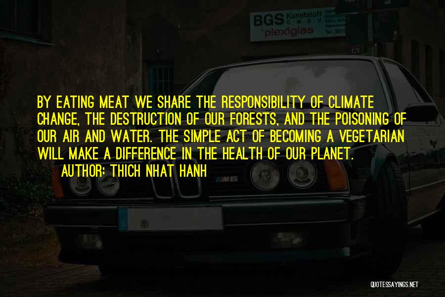 Eating Meat Quotes By Thich Nhat Hanh