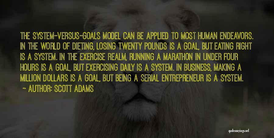 Eating Right And Exercising Quotes By Scott Adams