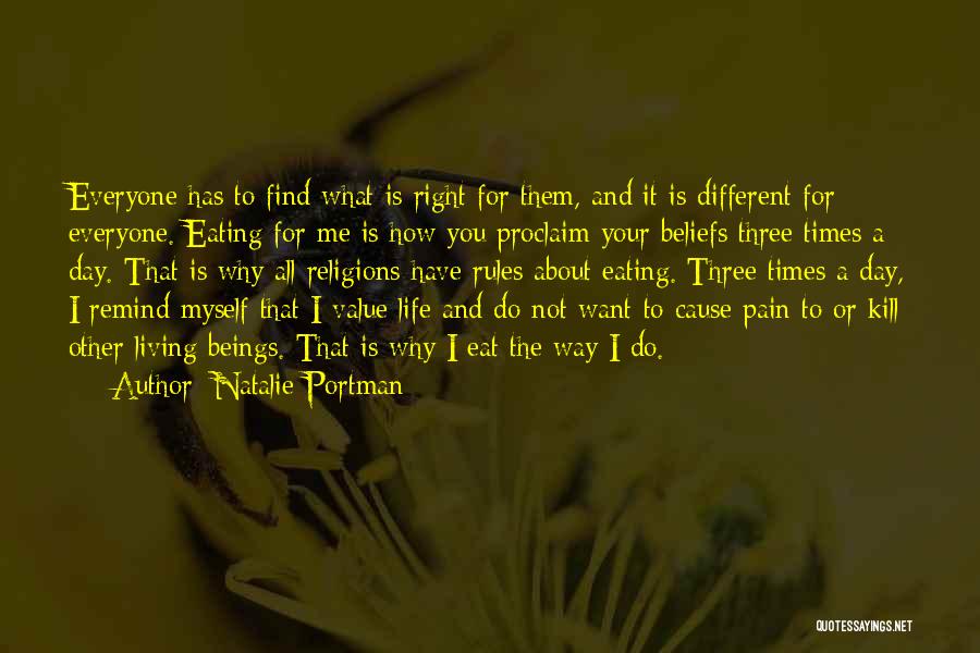 Eating Right Quotes By Natalie Portman