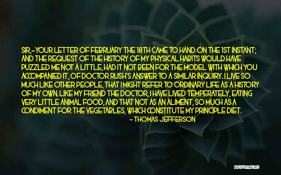 Eating Vegetables Quotes By Thomas Jefferson Eating Vegetables Quotes By Thomas Jefferson
