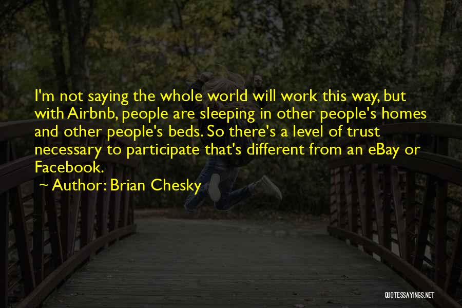 Ebay Quotes By Brian Chesky