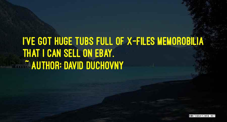 Ebay Quotes By David Duchovny