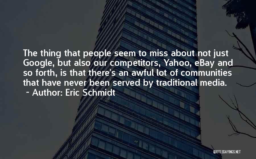 Ebay Quotes By Eric Schmidt