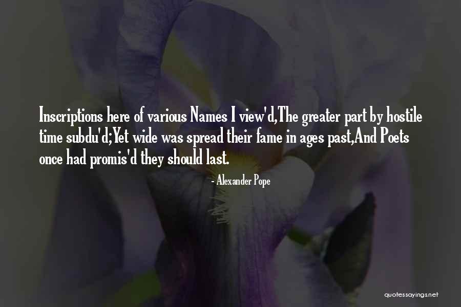Eberls Quotes By Alexander Pope