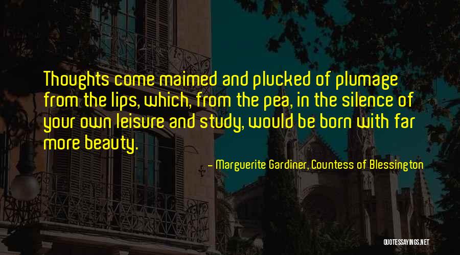 Eberth Mendez Quotes By Marguerite Gardiner, Countess Of Blessington Eberth Mendez Quotes By Marguerite Gardiner, Countess Of Blessington