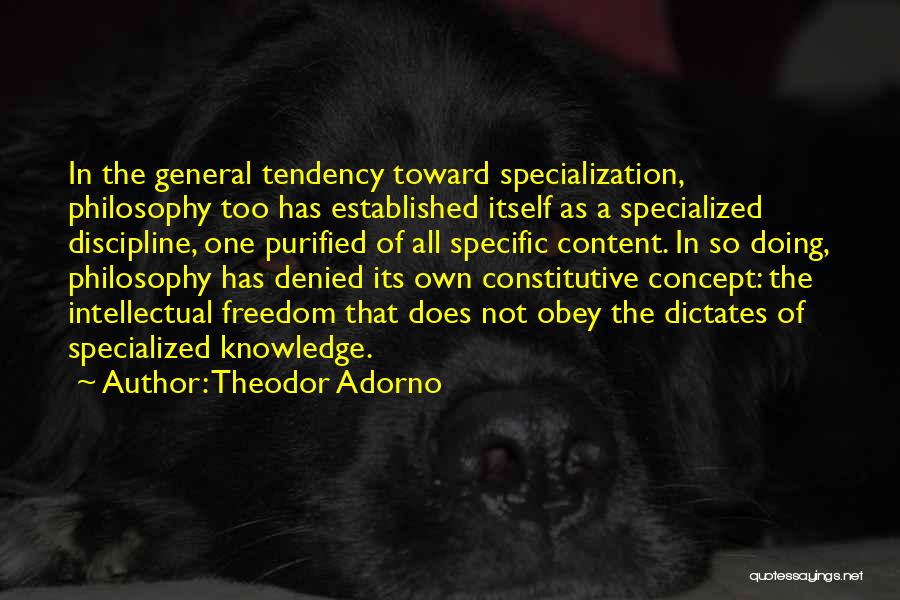 Eccentric Black Mathematicians Quotes By Theodor Adorno