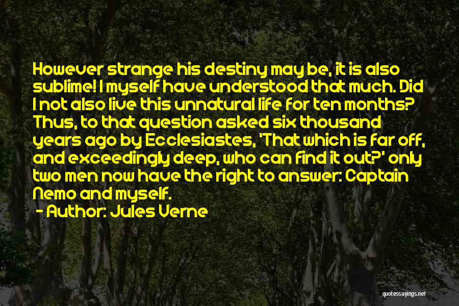 Ecclesiastes Quotes By Jules Verne