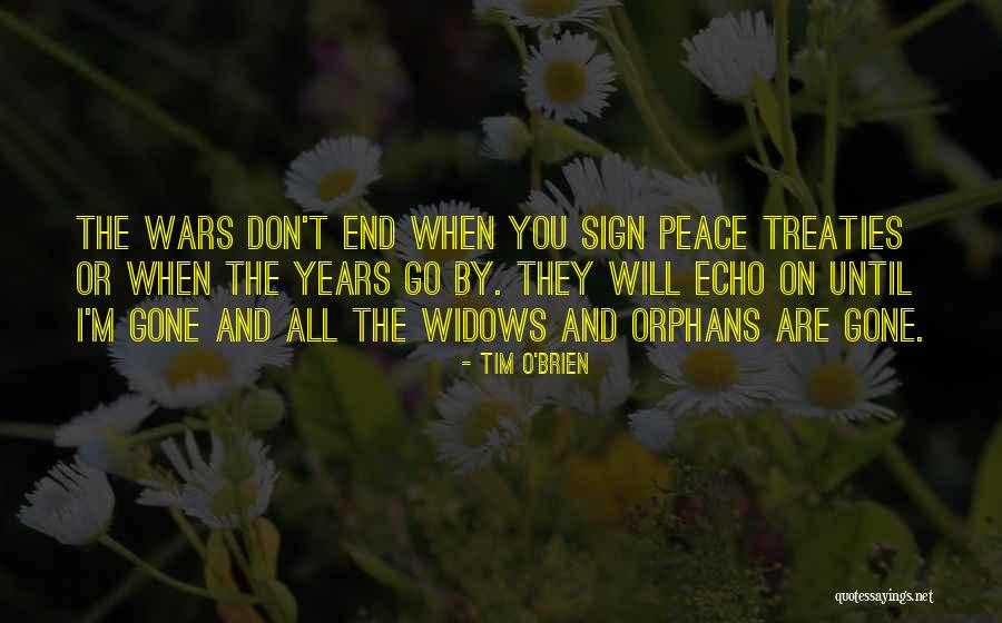 Echo Of Peace Quotes By Tim O'Brien Echo Of Peace Quotes By Tim O'Brien