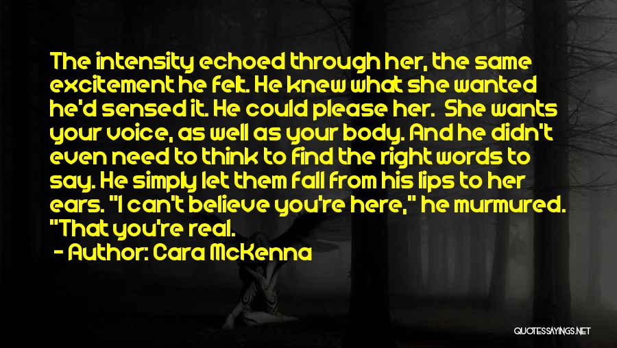 Echoed Quotes By Cara McKenna