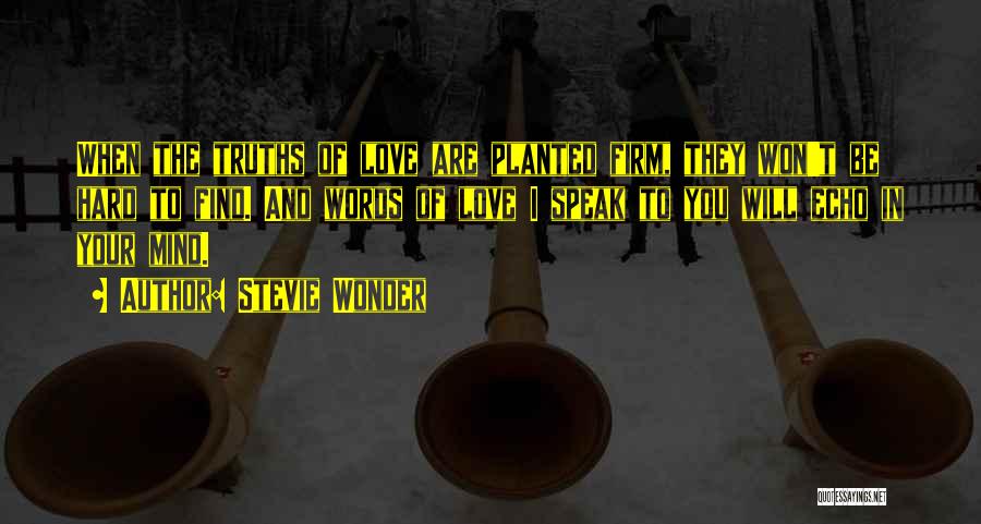 Echoes Of Love Quotes By Stevie Wonder