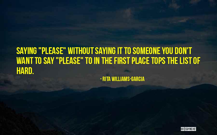 Echtgenoot Bedriegt Quotes By Rita Williams-Garcia Echtgenoot Bedriegt Quotes By Rita Williams-Garcia