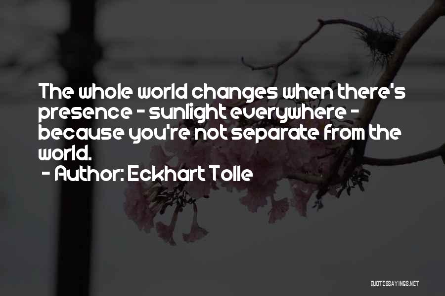 Eckhart Tolle's Quotes By Eckhart Tolle