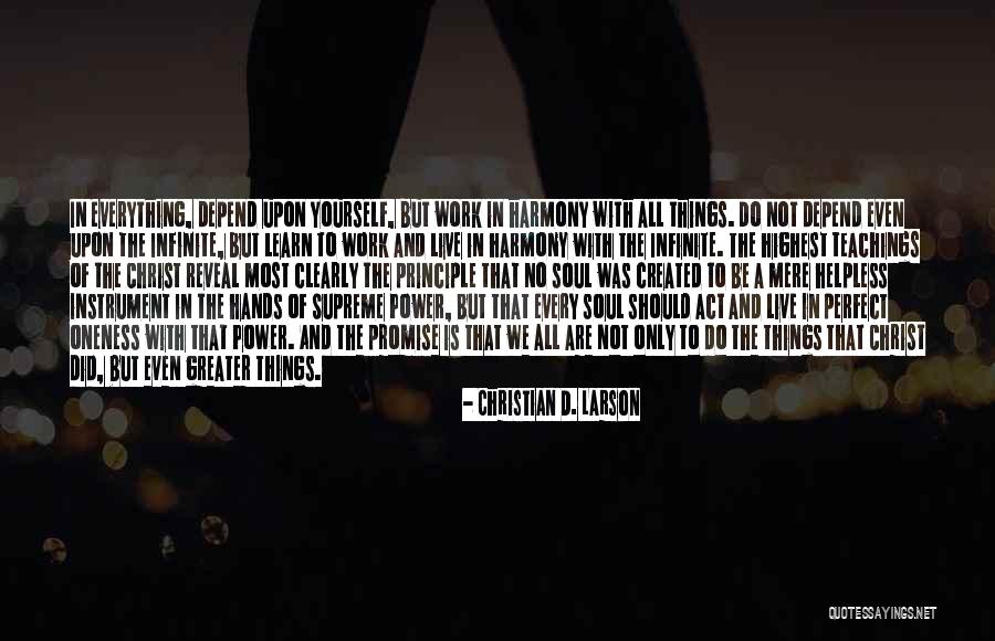 Eckson Maluleke Quotes By Christian D. Larson Eckson Maluleke Quotes By Christian D. Larson