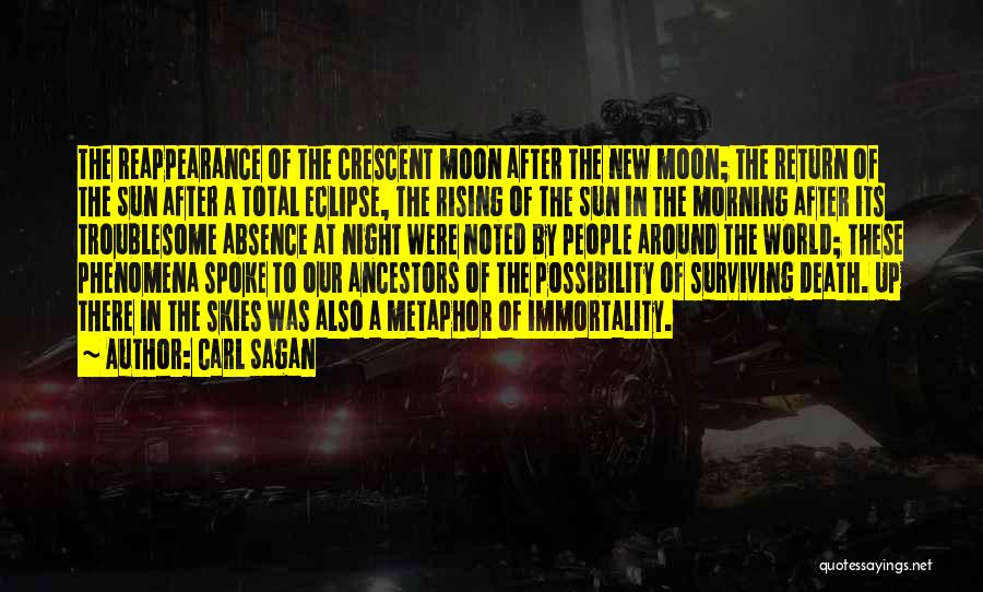 Eclipse Moon Quotes By Carl Sagan