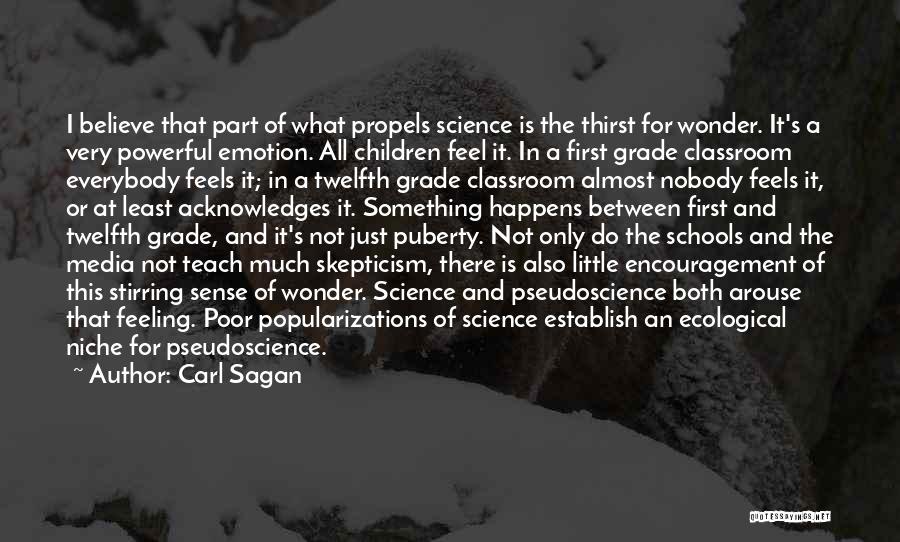 Ecological Niche Quotes By Carl Sagan