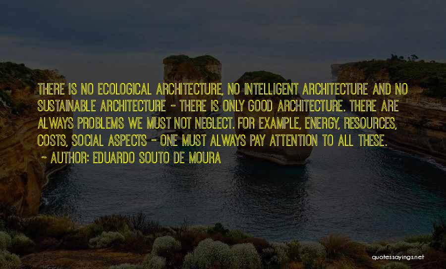 Ecological Problems Quotes By Eduardo Souto De Moura