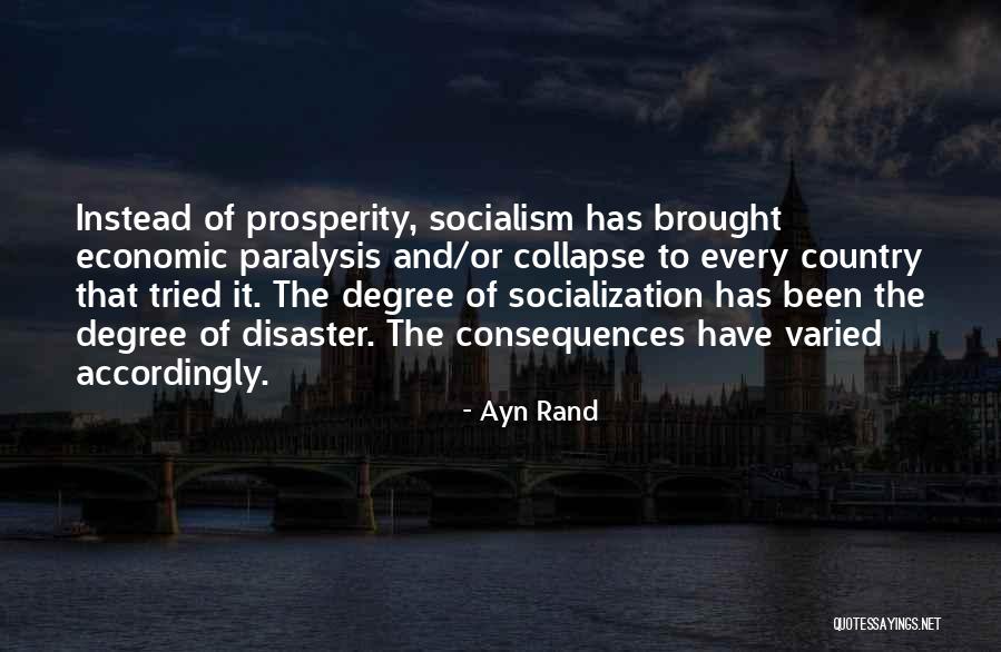 Economic Collapse Quotes By Ayn Rand