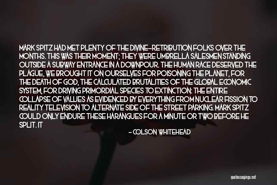 Economic Collapse Quotes By Colson Whitehead