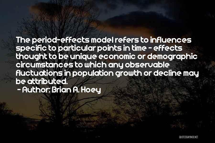 Economic Decline Quotes By Brian A. Hoey