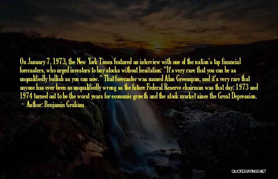 Economic Depression Quotes By Benjamin Graham