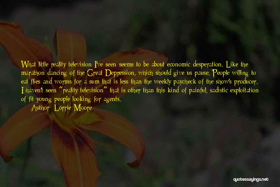 Economic Depression Quotes By Lorrie Moore