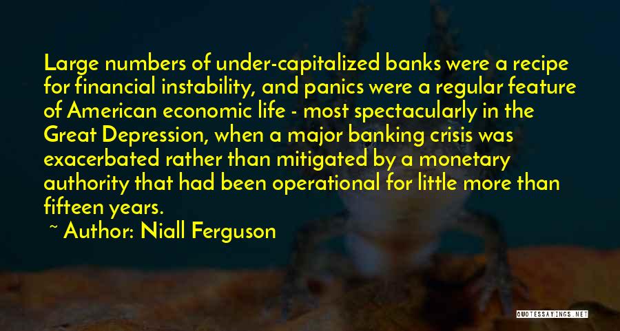 Economic Depression Quotes By Niall Ferguson