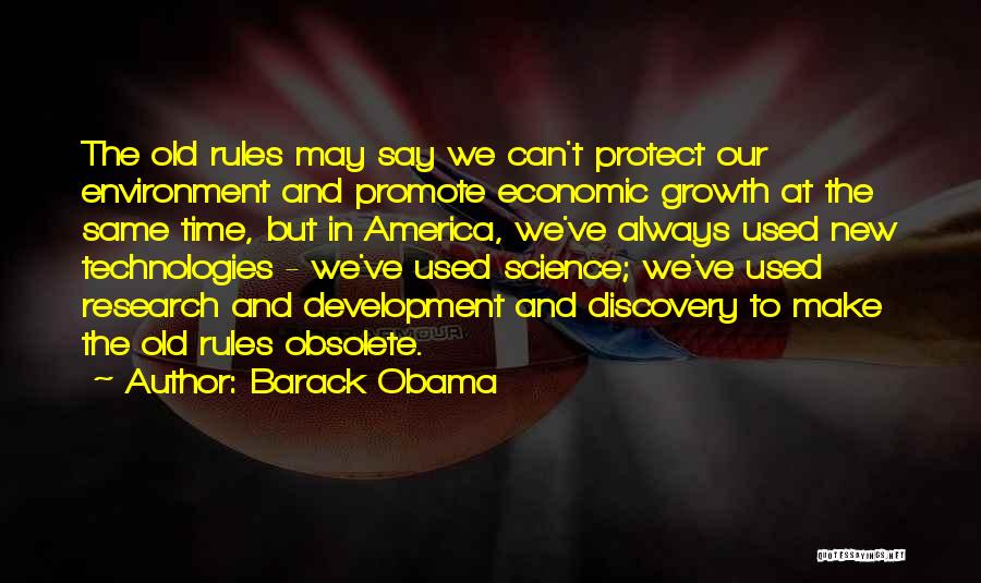 Economic Development And Environment Quotes By Barack Obama