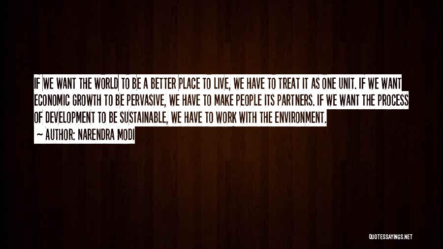 Economic Development And Environment Quotes By Narendra Modi