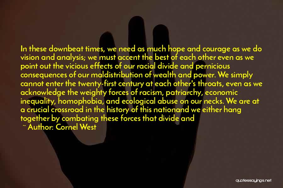 Economic Divide Quotes By Cornel West