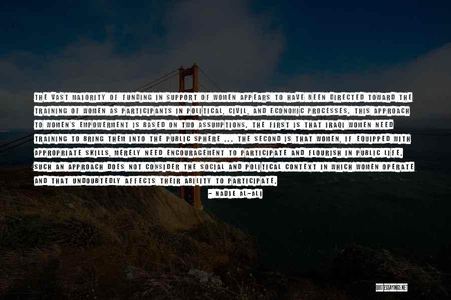 Economic Empowerment Quotes By Nadje Al-Ali Economic Empowerment Quotes By Nadje Al-Ali