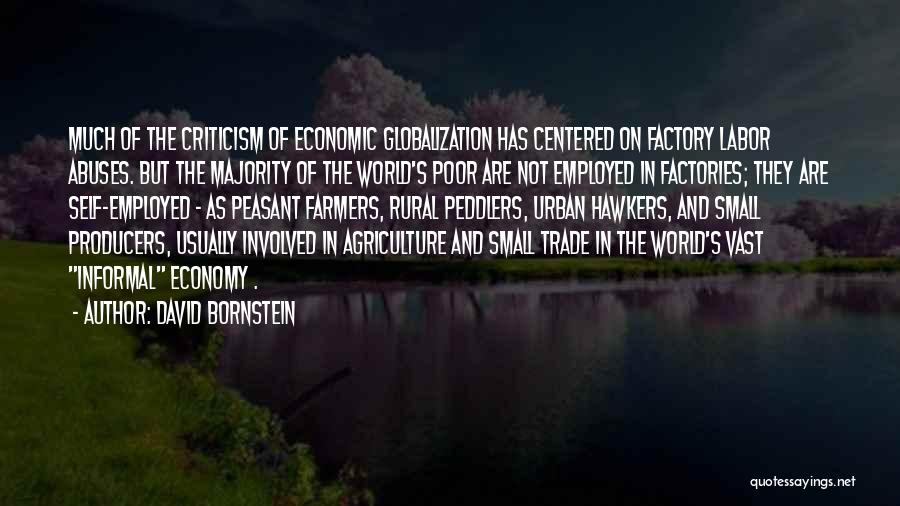 Economic Globalization Quotes By David Bornstein