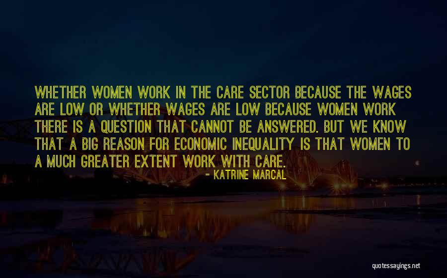 Economic Inequality Quotes By Katrine Marcal