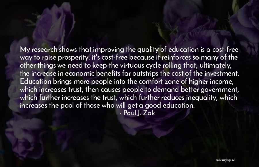 Economic Inequality Quotes By Paul J. Zak