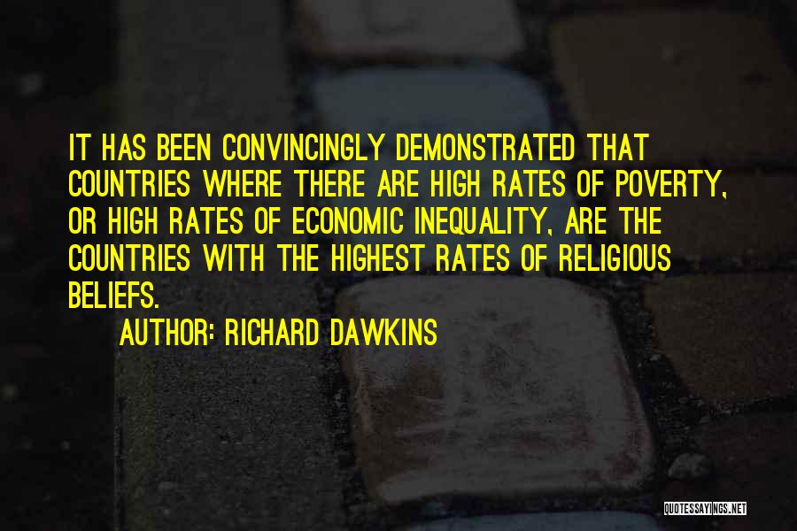 Economic Inequality Quotes By Richard Dawkins