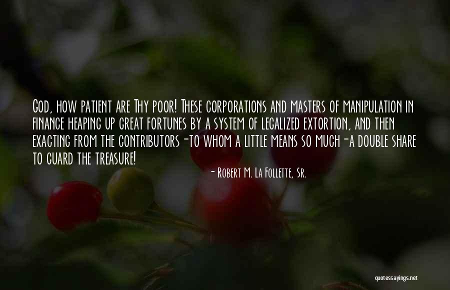 Economic Inequality Quotes By Robert M. La Follette, Sr.