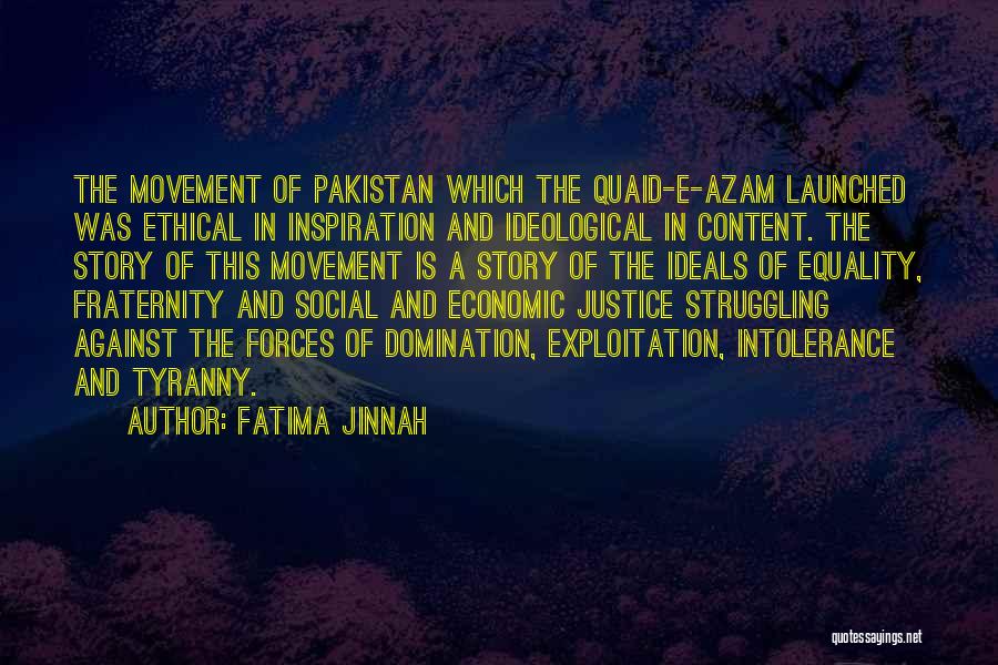 Economic Justice Quotes By Fatima Jinnah