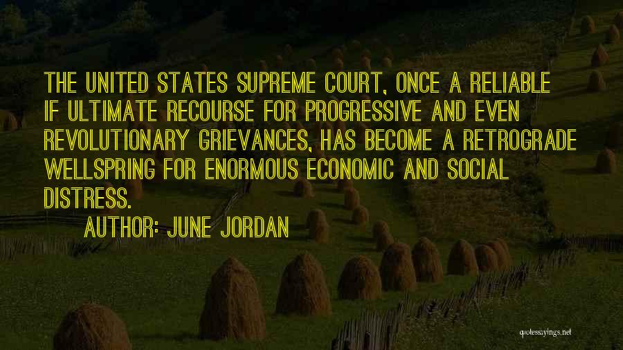 Economic Justice Quotes By June Jordan